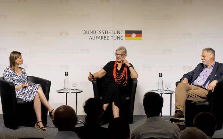 Screenshot aus der Videoaufzeichnung der Veranstaltung